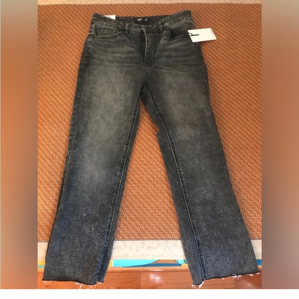 oat new york mid rise wide cropped mini flare